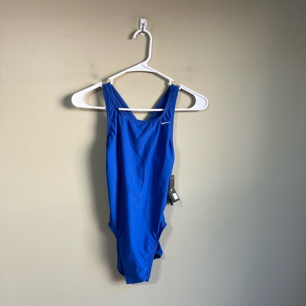 Nwt Nike Nx One Piece Blue Swimsuit 6